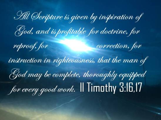 II Tim 3 16 17